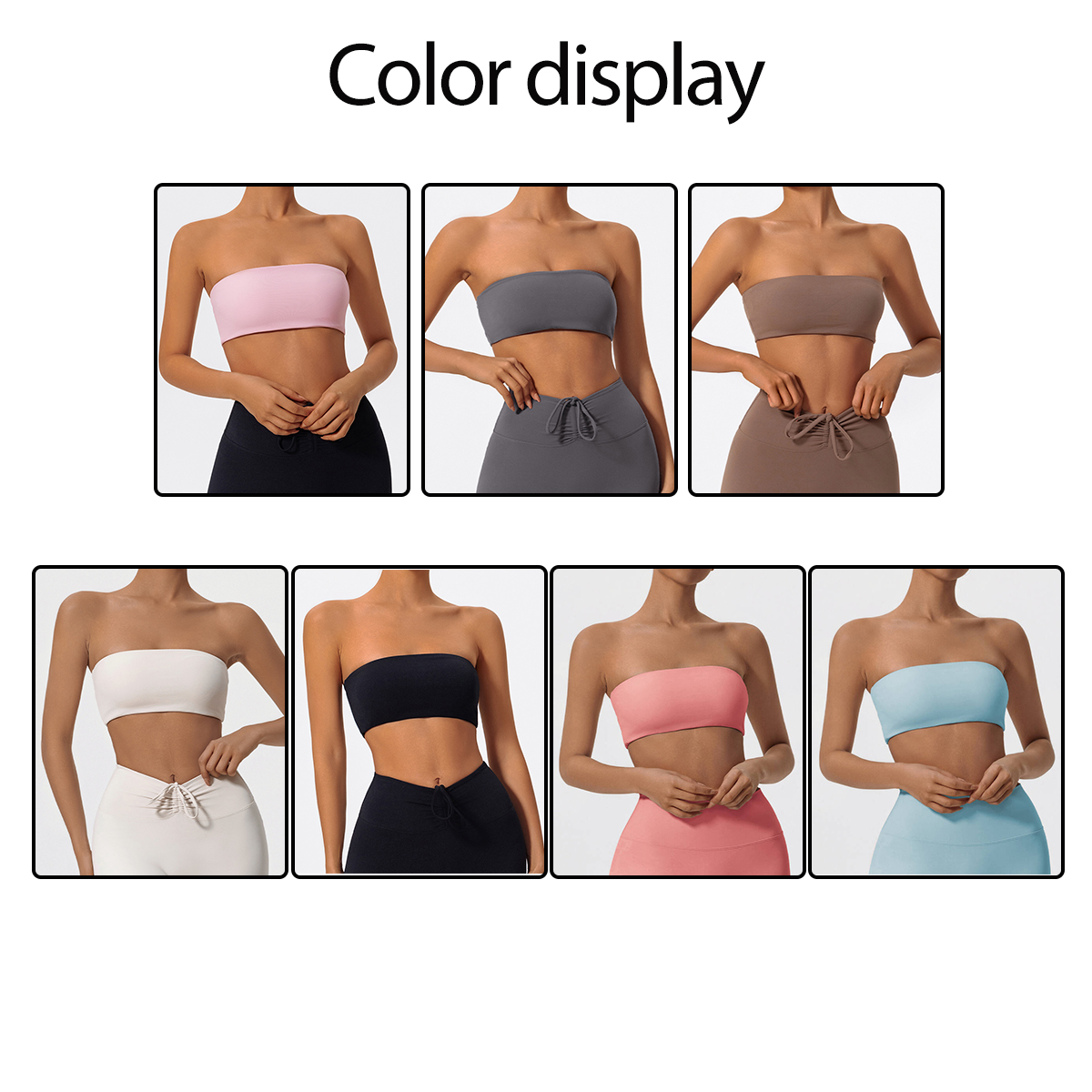 Strapless Sports Bra Gym Crop  - مراجعة Quick Dry Underwear وسعره