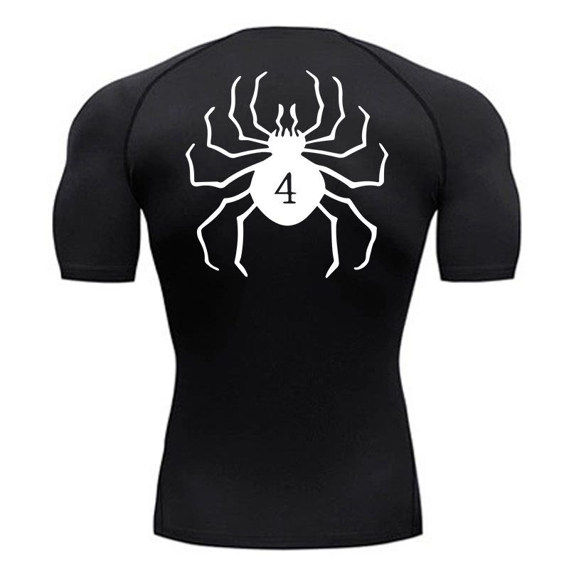 Spider Print Compression Shirt - مراجعة Base Layer Top وسعره