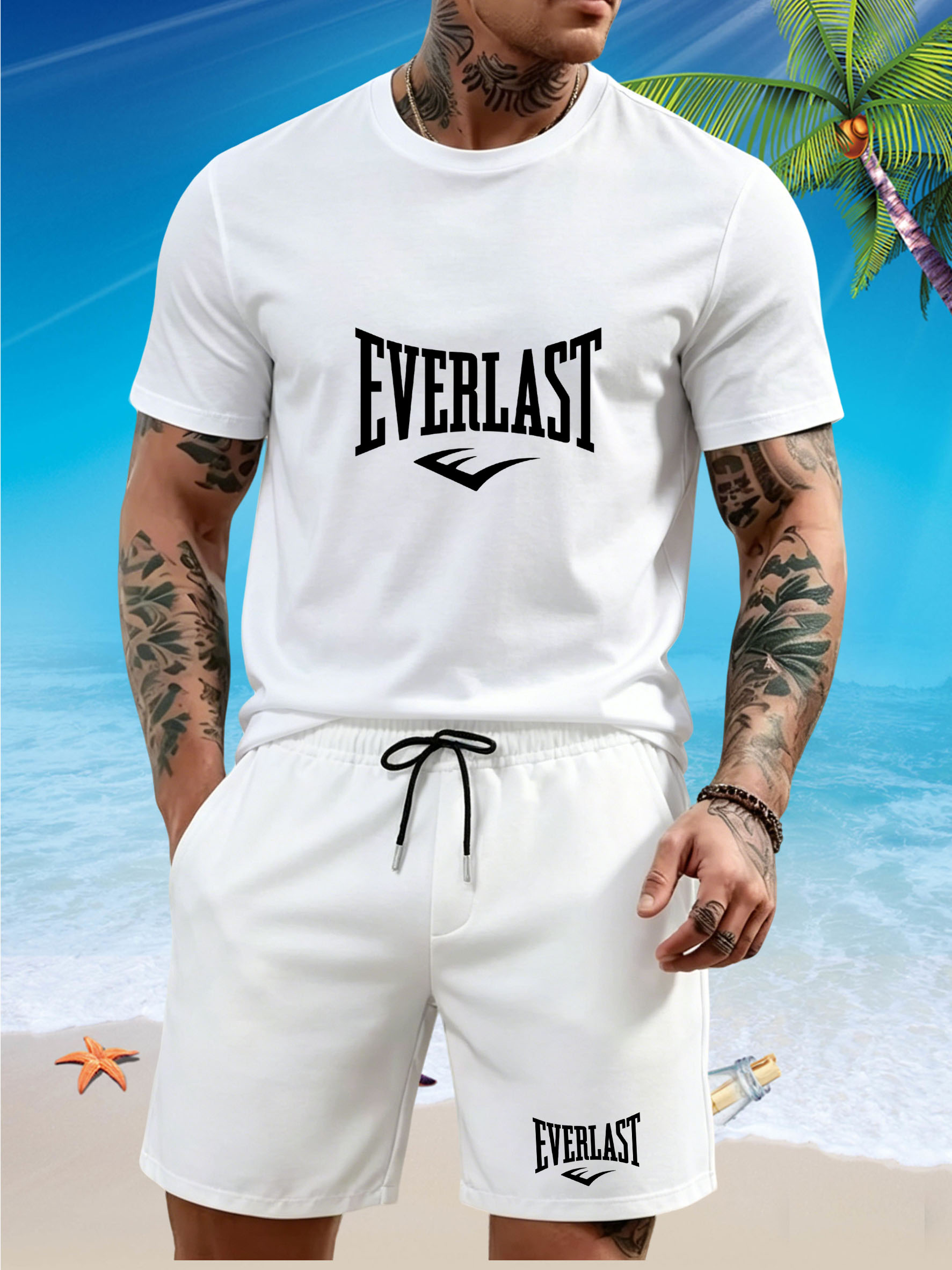 New men's slim fit T-shirt set - مراجعة T Shirt Tight Fit وسعره