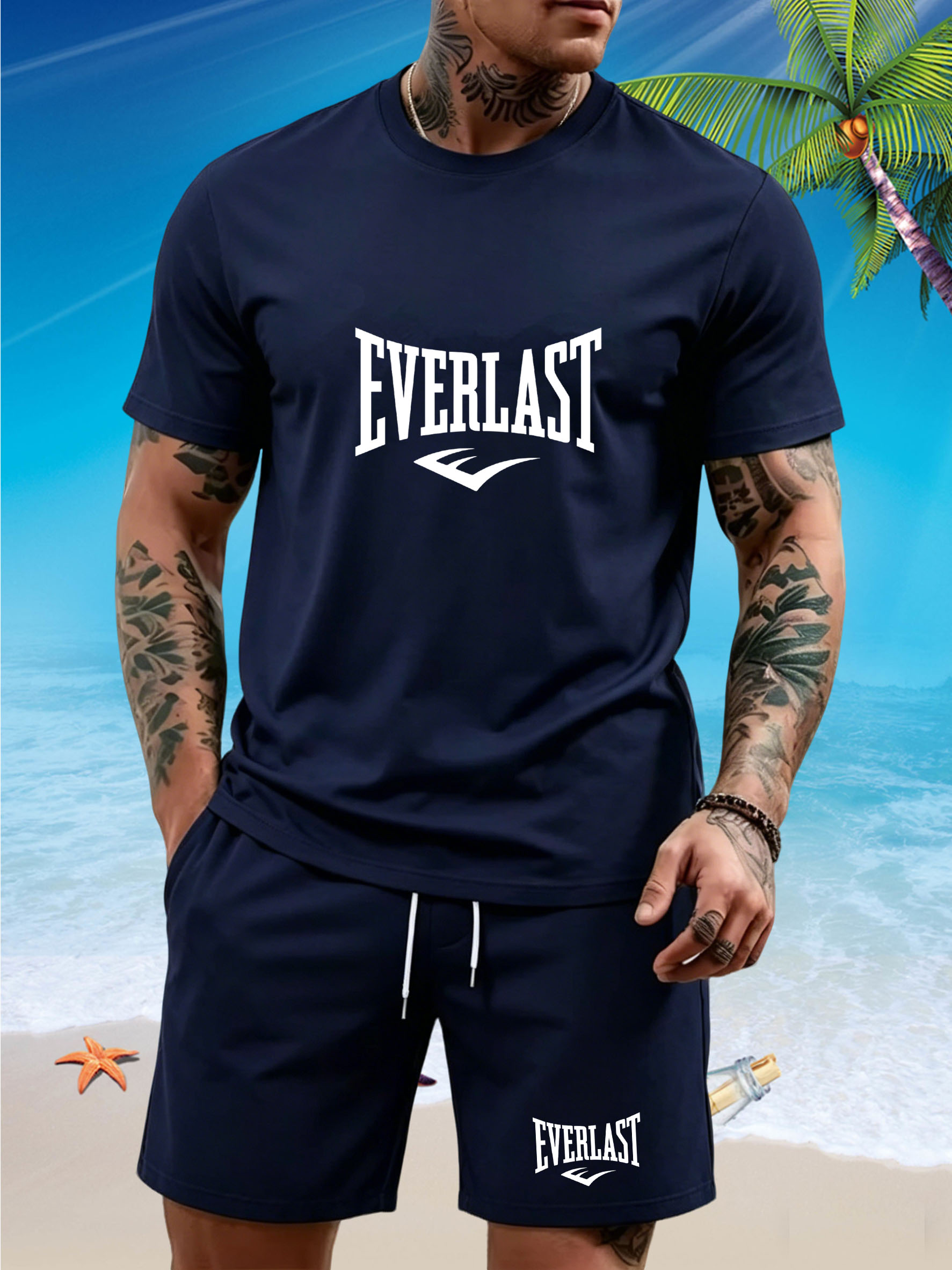 New men's slim fit T-shirt set - مراجعة T Shirt Tight Fit وسعره