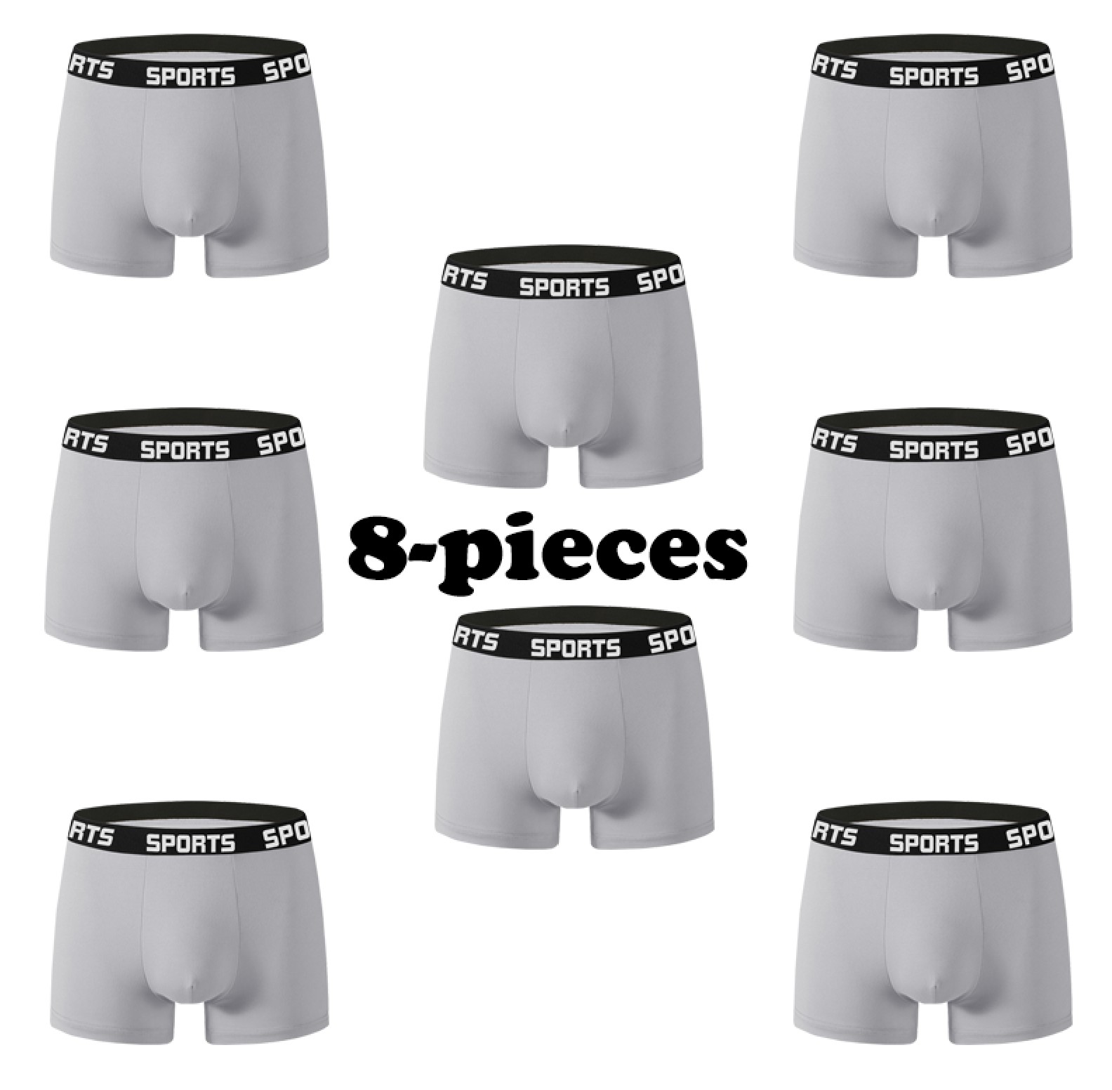 Supreme Comfort 8-Pack Men's S - مراجعة Performance Boxer Sport وسعره