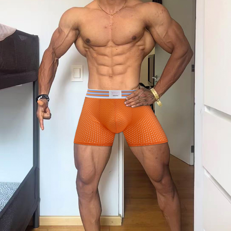 Fashionable Freely Detachable  - مراجعة Mesh Sport Boxer وسعره