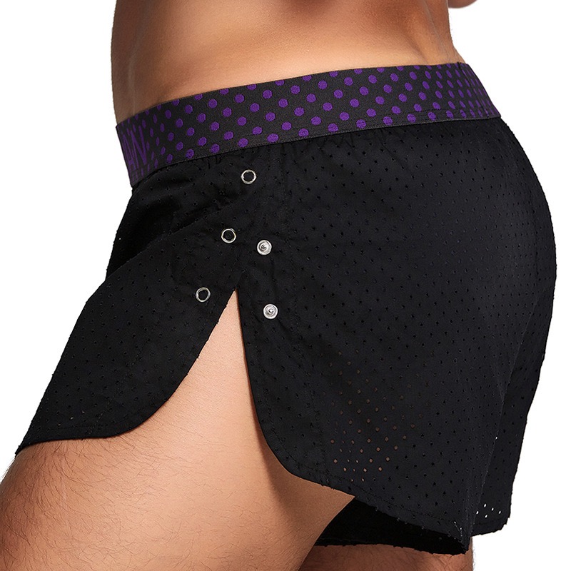 New Fashion Men button split B - مراجعة Mesh Sport Boxer وسعره