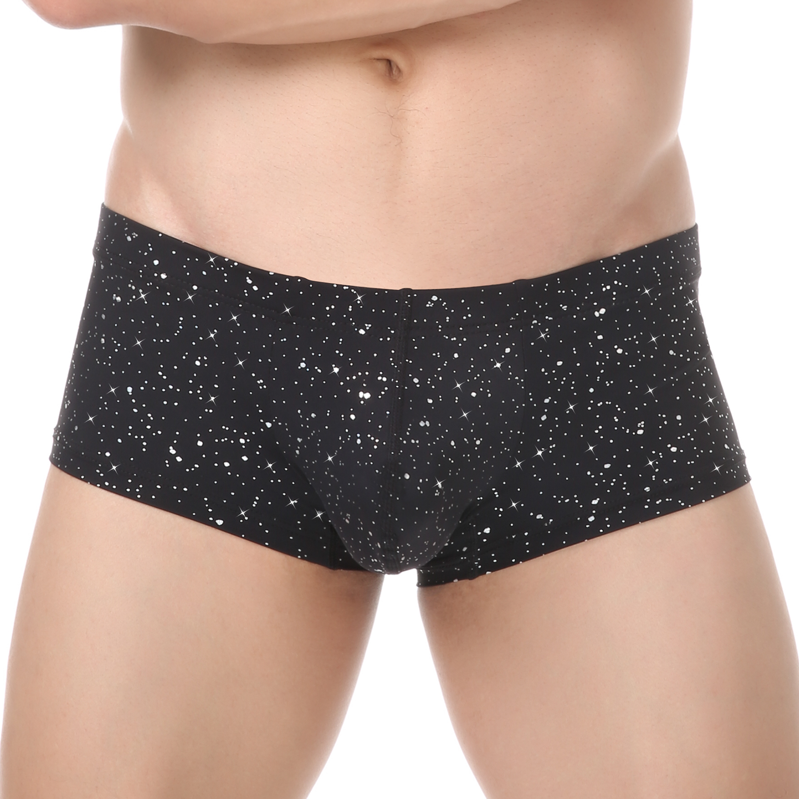 Men Sequin Boxers Shorts Sport - مراجعة Pouch Boxer Pouch وسعره
