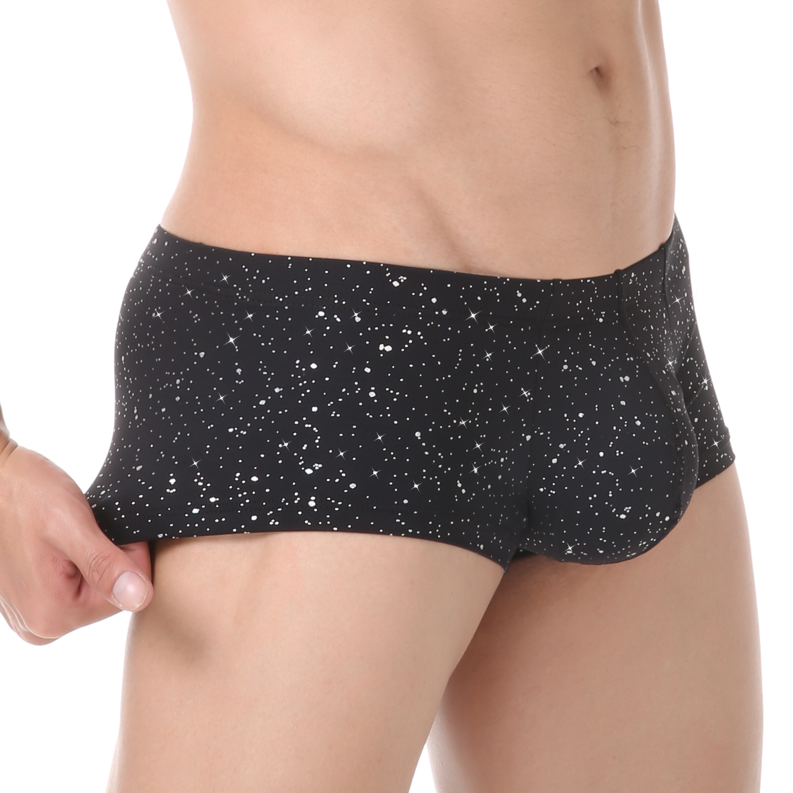 Men Sequin Boxers Shorts Sport - مراجعة Pouch Boxer Pouch وسعره
