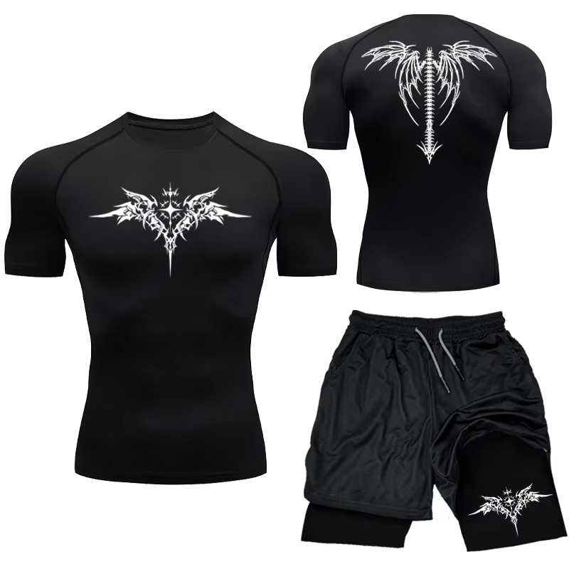 New Men's MMA Compression Athl - مراجعة Compression Shorts Athletes وسعره