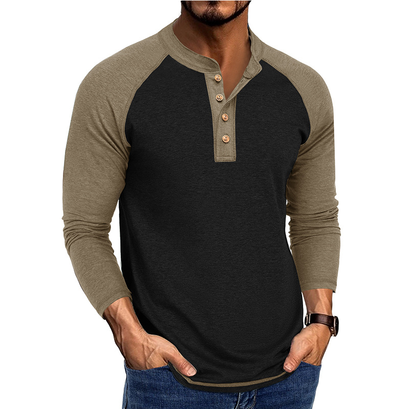 Men's New Long Sleeve Henley S - مراجعة Base Layer Top وسعره