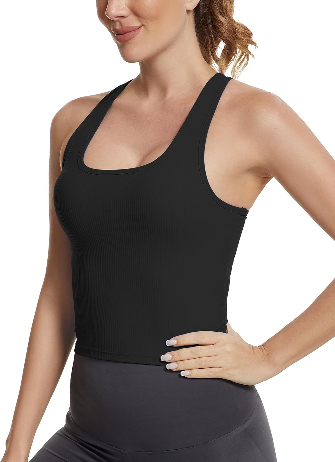 MathCat Ribbed Workout Tank To - مراجعة Tank Top Ribbed وسعره