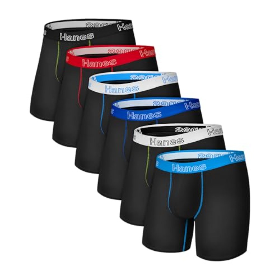 Men's Boxer Brief Underwear Pa - مراجعة Boxer Brief Pack Cotton وسعره