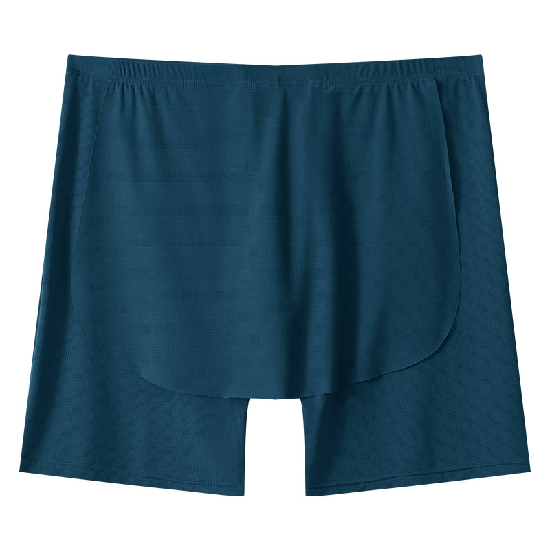 Men Underwear Cueca Solid Ice  - مراجعة Long Leg Trunk Men وسعره