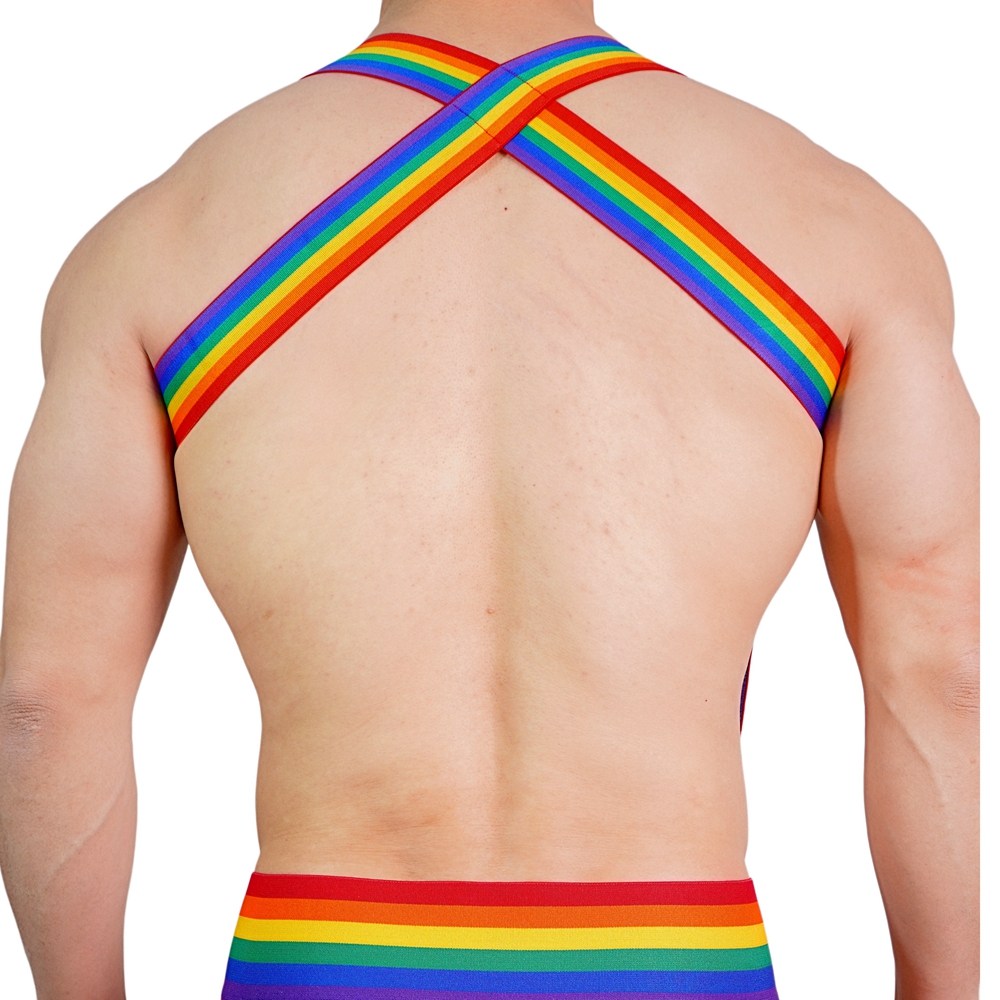 JOCKMAIL Rainbow Body Harness  - مراجعة Jockstrap Athletic وسعره