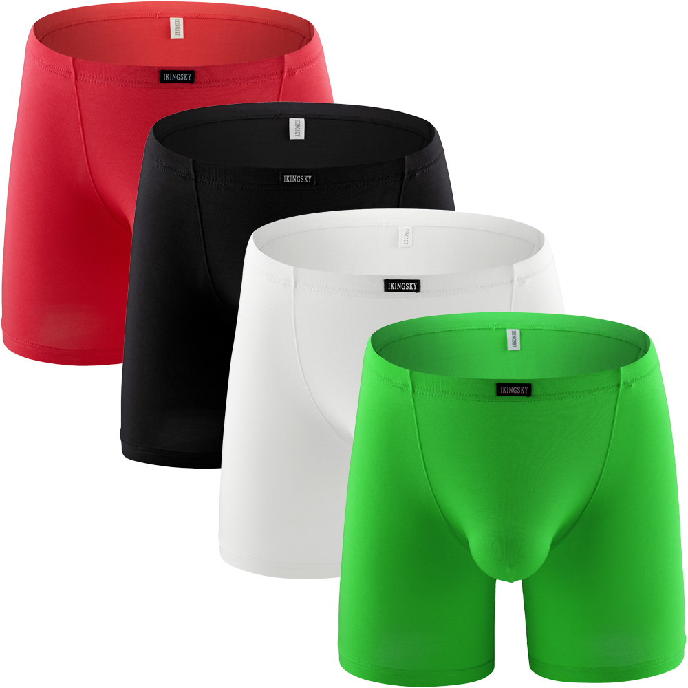 iKingsky Men's Modal Long Leg  - مراجعة Long Leg Trunk Men وسعره
