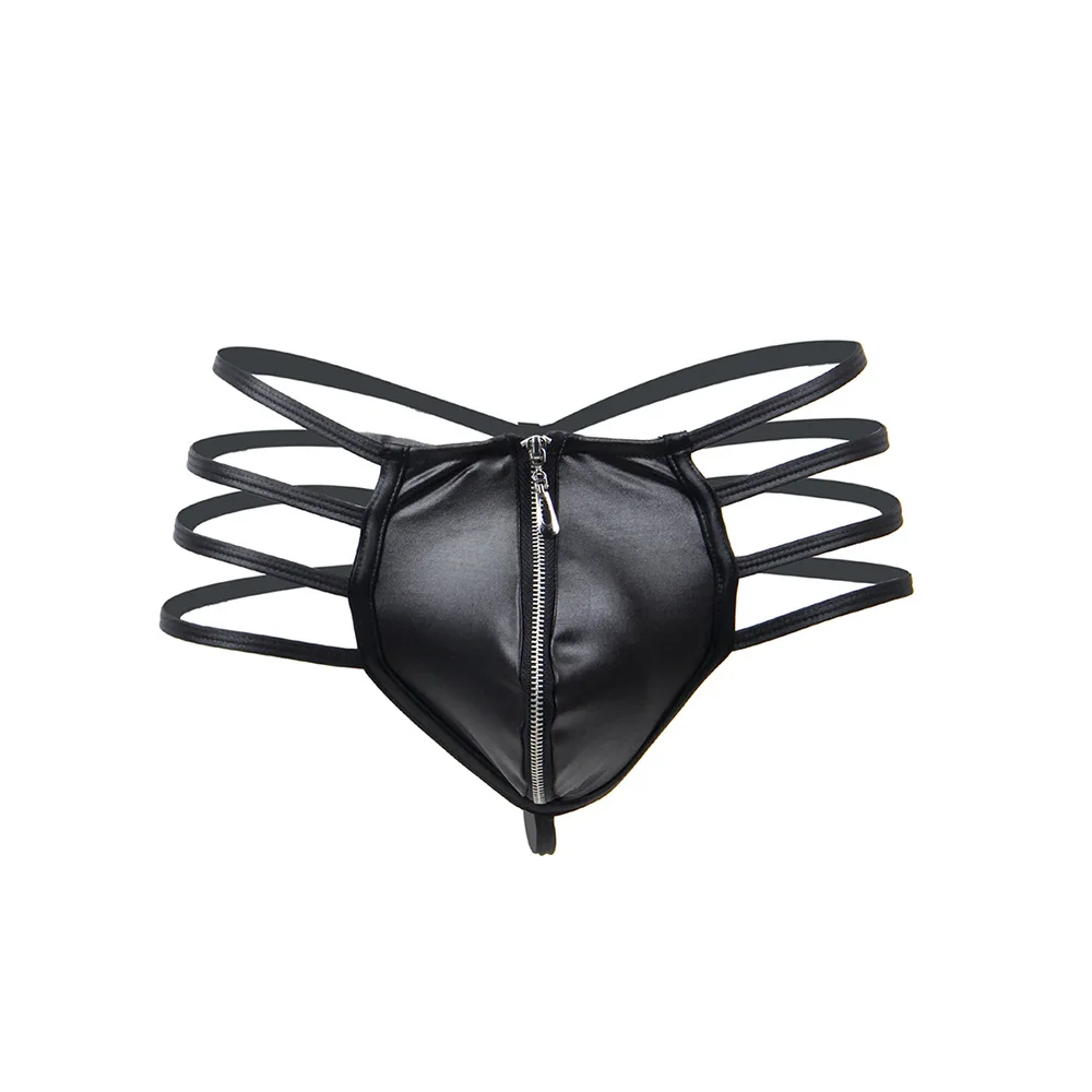 Mens Faux Leather G-String Tho - مراجعة Jockstrap Athletic وسعره