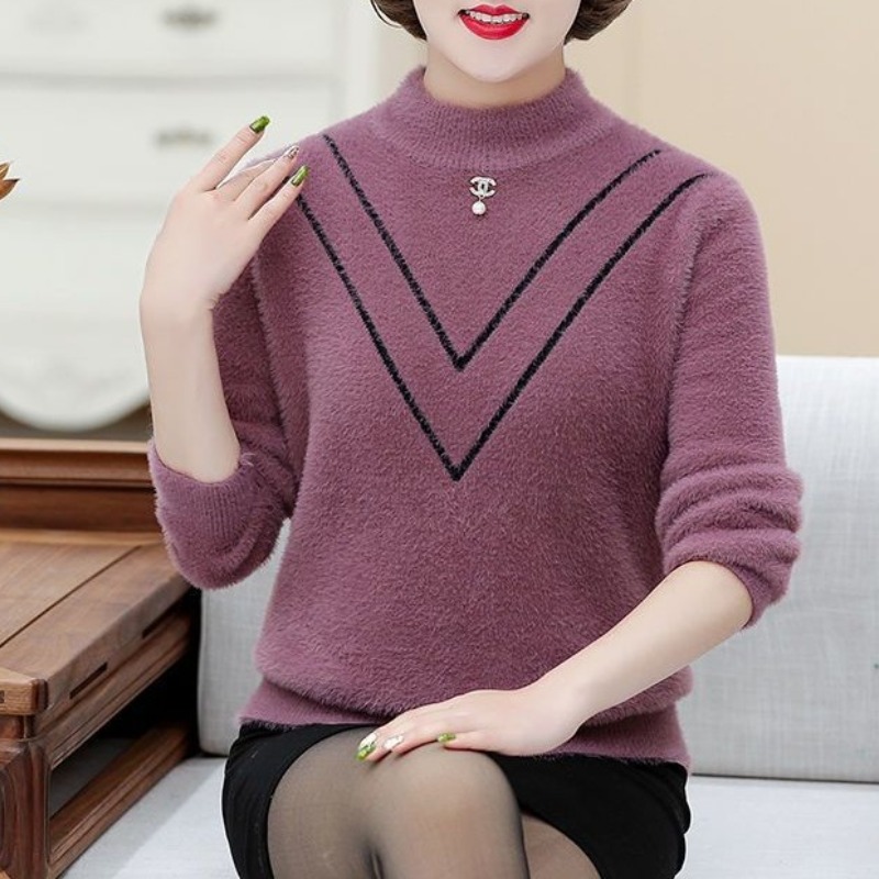 Women's Autumn Winter Solid Fl - مراجعة Undershirt Crew Neck وسعره