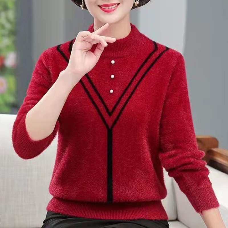 Women's Autumn Winter Solid Fl - مراجعة Undershirt Crew Neck وسعره