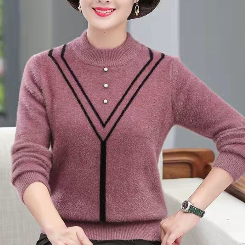 Women's Autumn Winter Solid Fl - مراجعة Undershirt Crew Neck وسعره