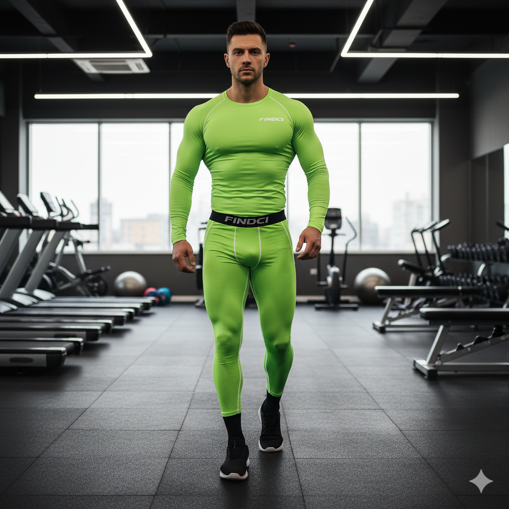 FINDCI Men's Sports Running Se - مراجعة Compression Long Pant وسعره
