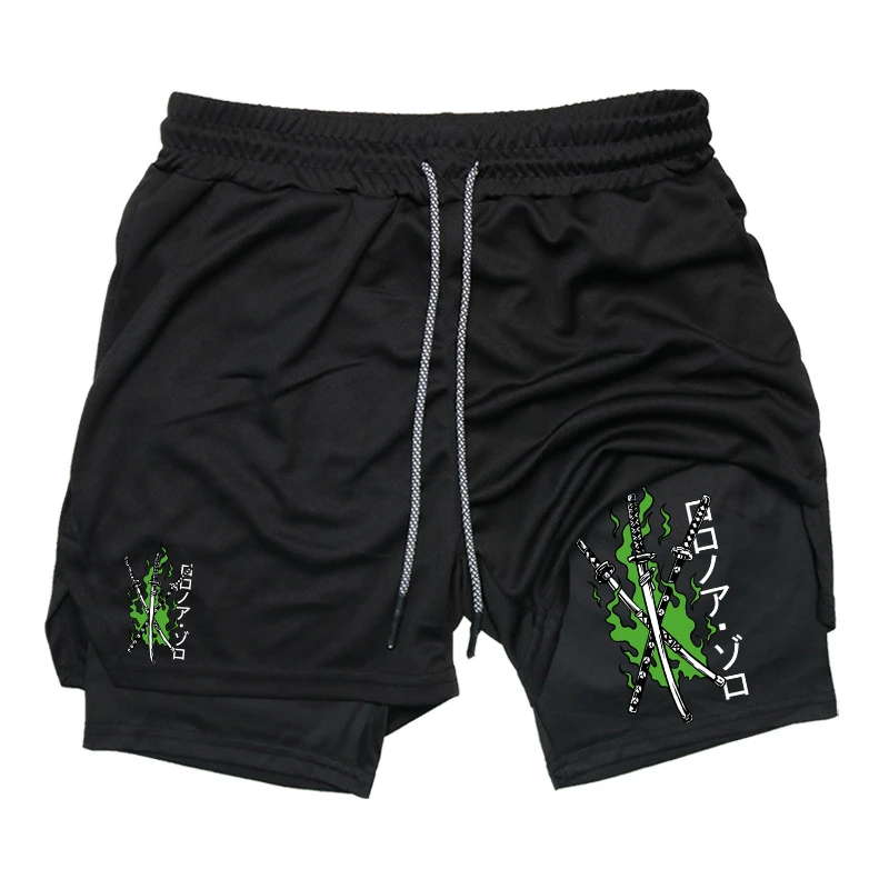 Print 2 in 1 Running Shorts fo - مراجعة Compression Shorts Athletes وسعره