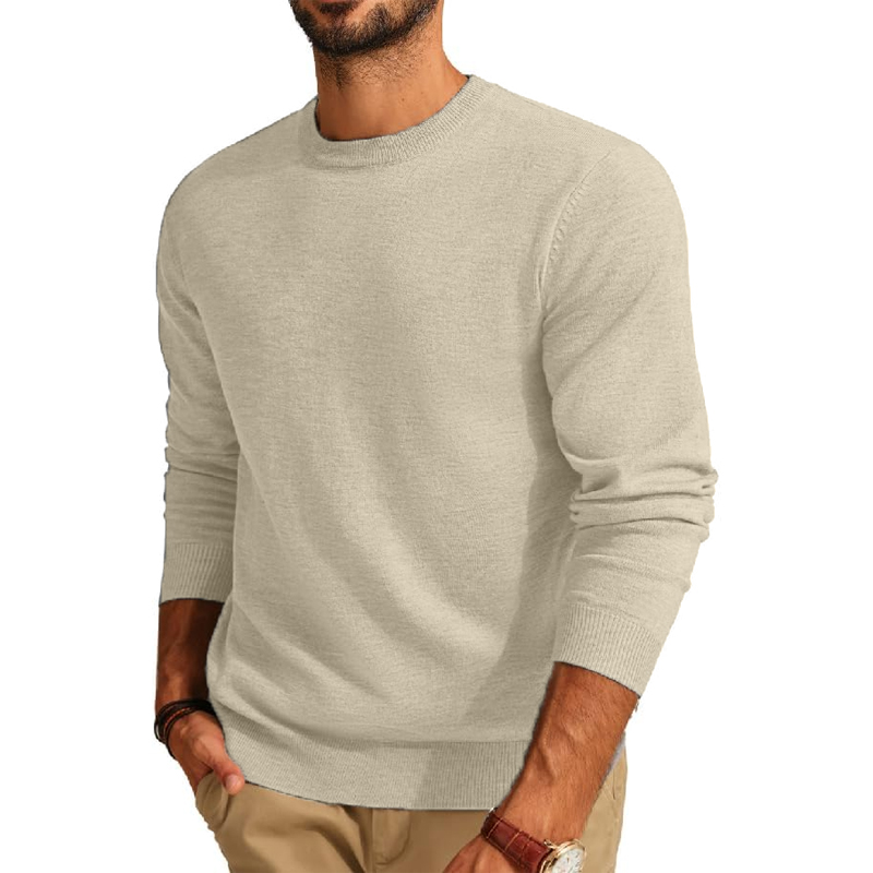 Men's Long Sleeve Sweaters Cre - مراجعة Thermal Long John وسعره