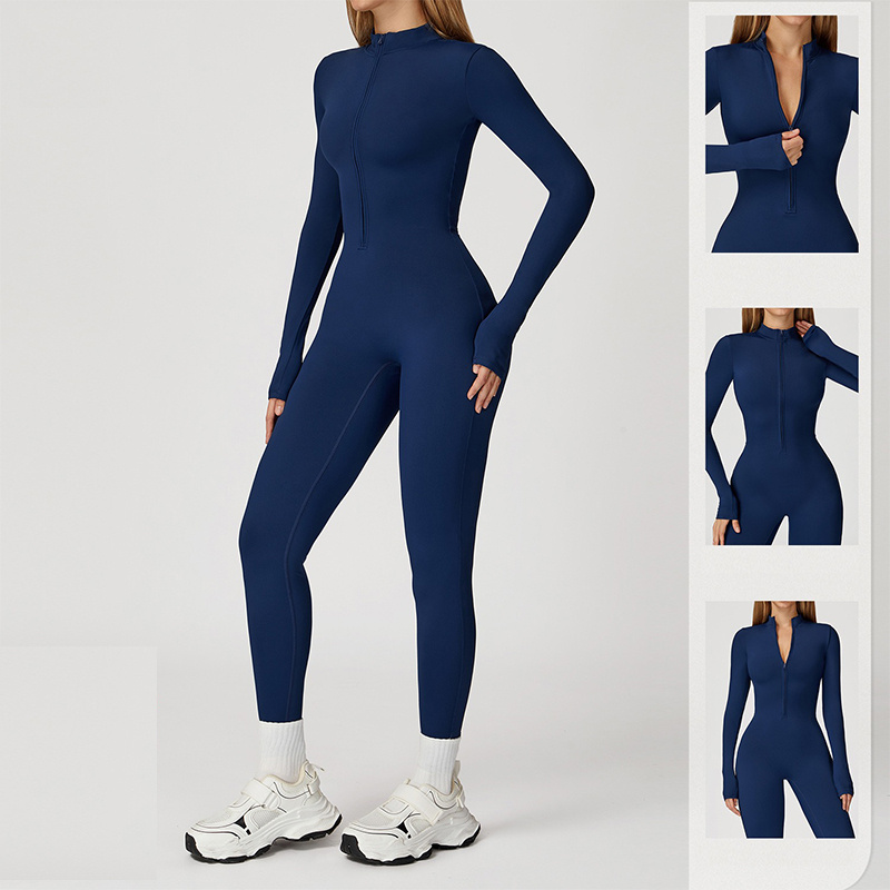 Aiithuug Workout Jumpsuit Zip  - مراجعة Compression Long Pant وسعره