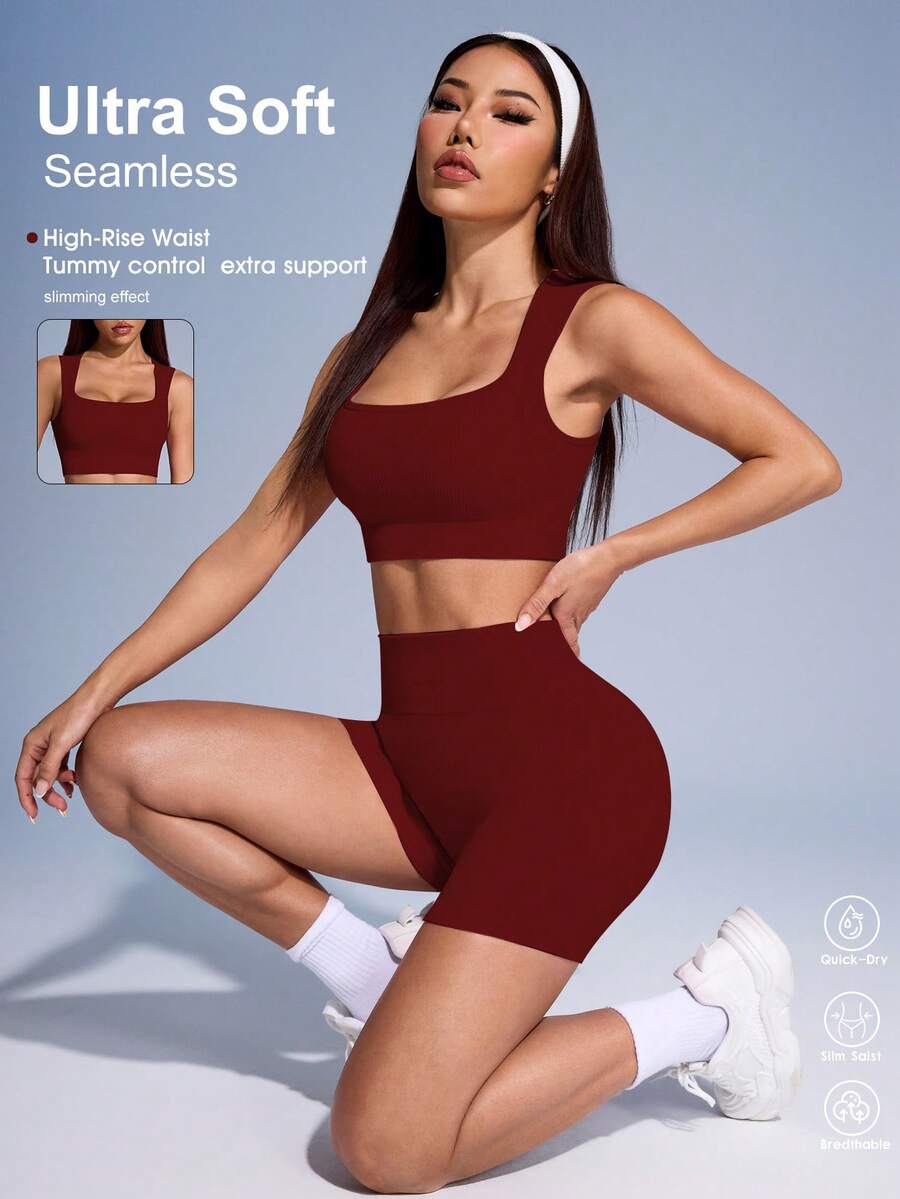 Ribbed Cropped Tank Top And Hi - مراجعة Tank Top Ribbed وسعره