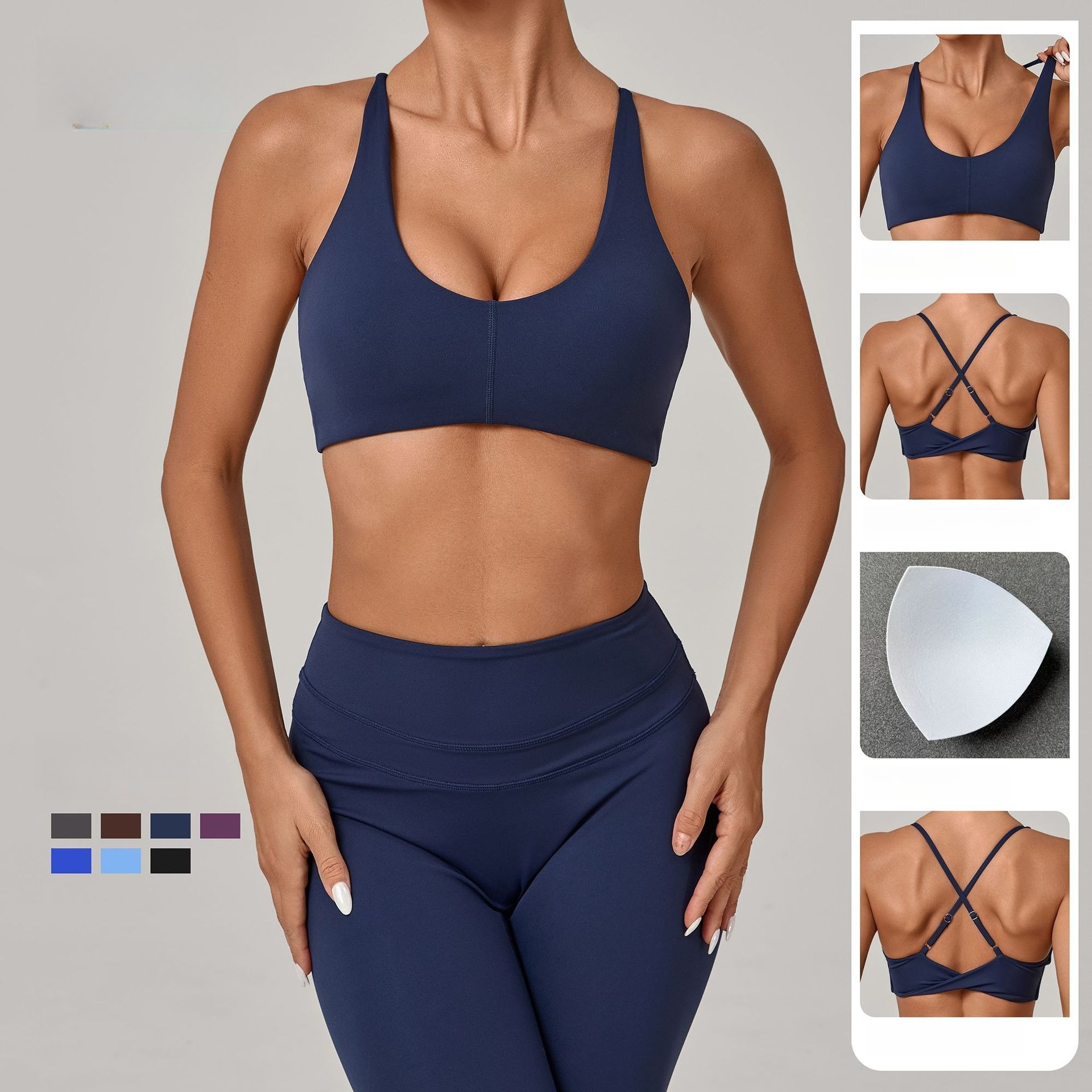 Sports Bra Women Fitness Bra H - مراجعة Quick Dry Underwear وسعره