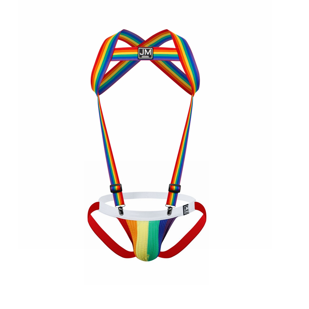 Rainbow Body Harness Adjustabl - مراجعة Jockstrap Athletic وسعره