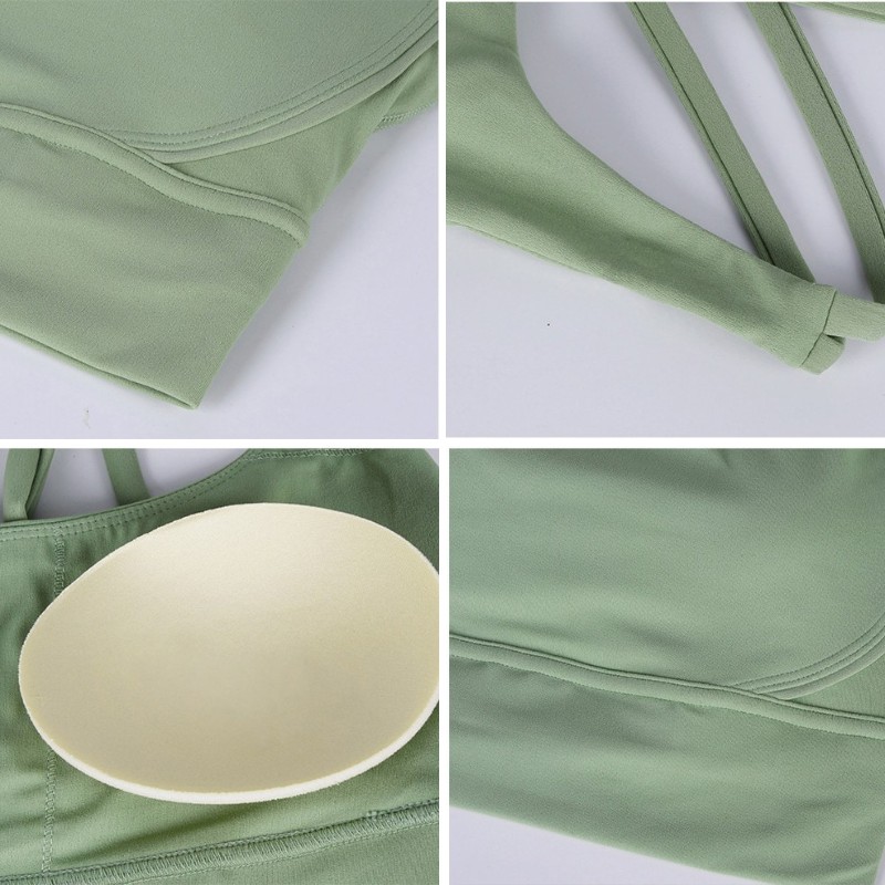 New Cross Back Nylon Yoga Top  - مراجعة Quick Dry Underwear وسعره